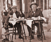 A photo of old prospectors